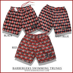 BARBERGEEKS SWIMMING TRUNKS